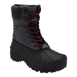 POLAR RANGE Men's Tasco Waterproof Cold Weather Snow Boot Gray Size 9
